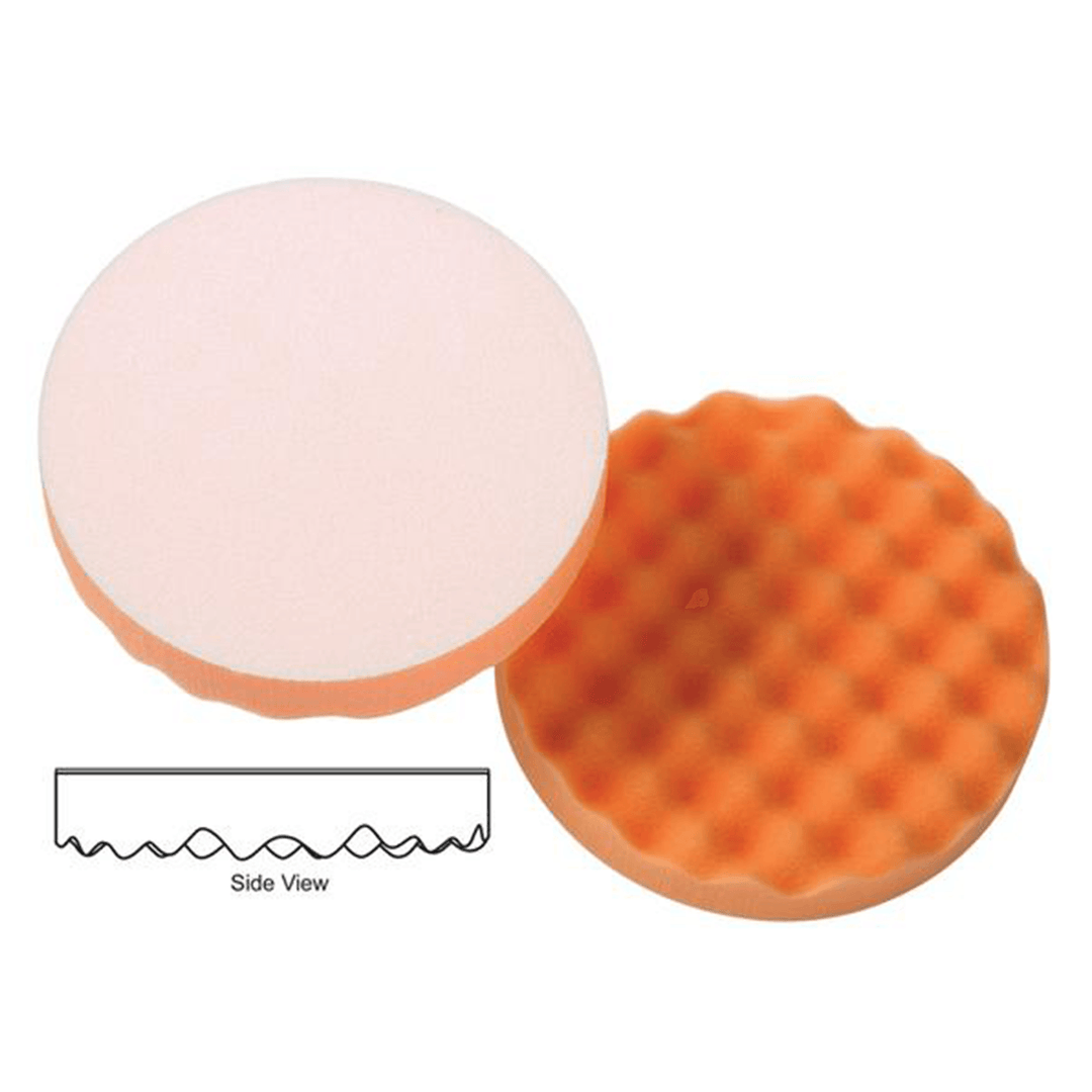 Lake Country Orange Light Cutting Waffle Pro Pad - Car Supplies Warehouse