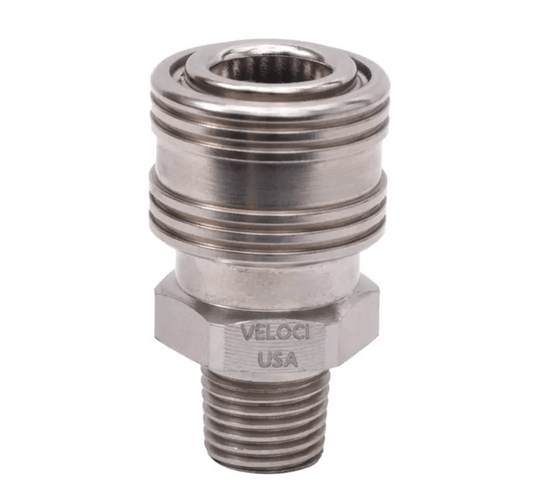 MTM HYDRO Prima Stainless Steel QC Coupler 1/4 MPT