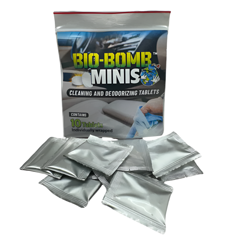 BIO BOMB Mini Dissolvable Cleaning & Deodorizing Tablets