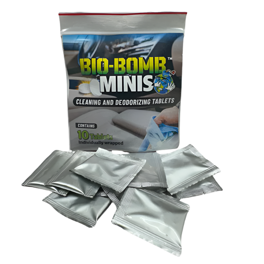 BIO BOMB Mini Dissolvable Cleaning & Deodorizing Tablets
