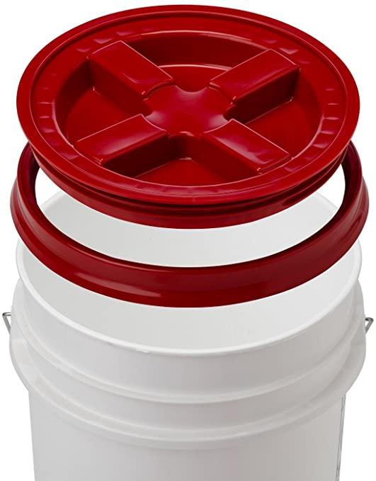 Gamma Seal Bucket Lids Red