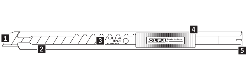 Olfa SVR-2 Auto-Lock Knife - Car Supplies WarehouseOlfabladecutterknife