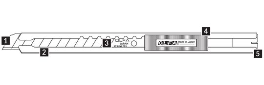 Olfa SVR-2 Auto-Lock Knife - Car Supplies WarehouseOlfabladecutterknife
