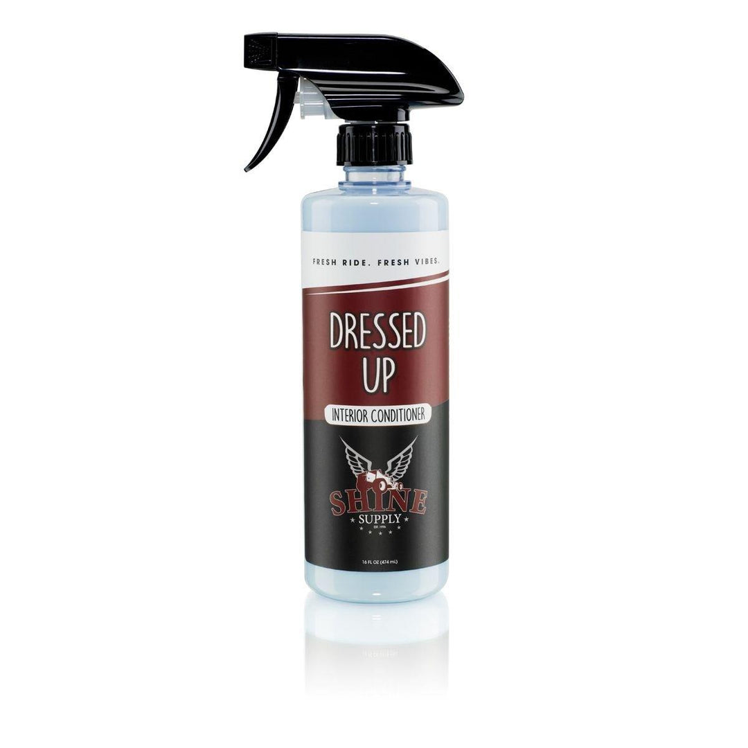 SHINE SUPPLY | Dressed Up - 16oz. w/ Black Sprayer Case - Car Supplies WarehouseShine Supplyinterior detailerinterior detailinginterior protection
