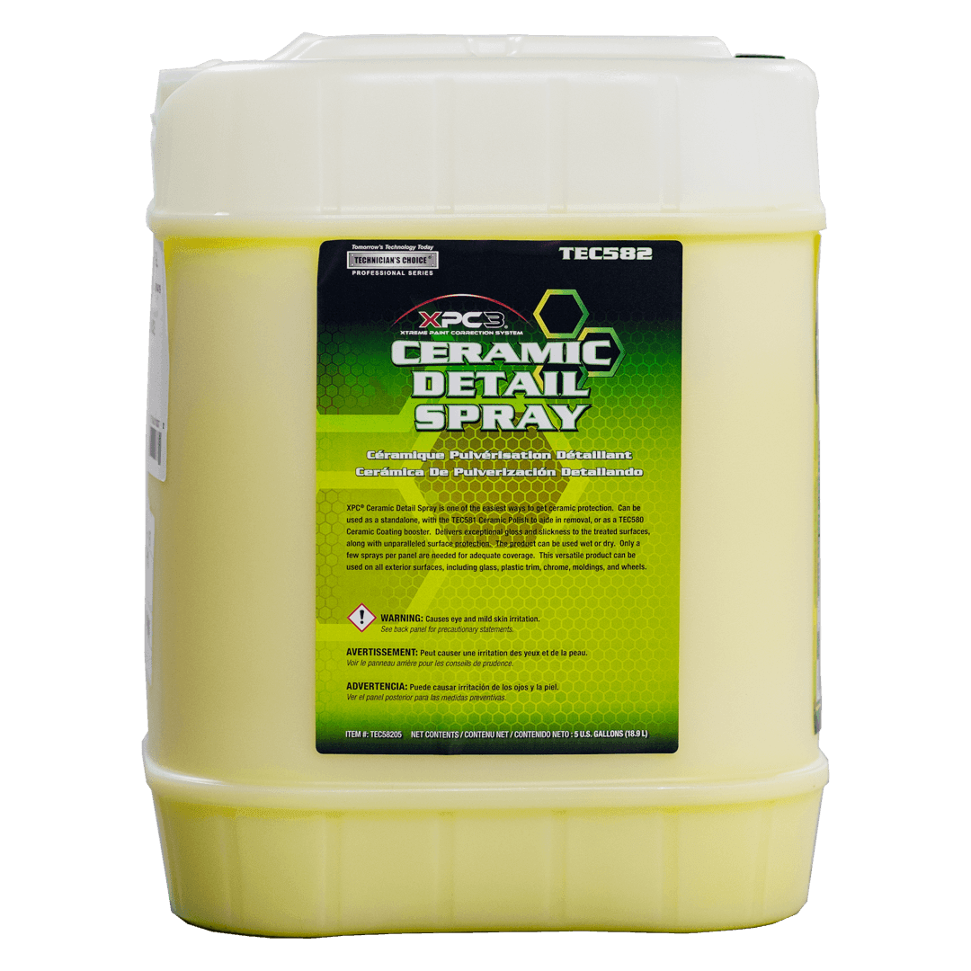 Technician's Choice TEC582 Ceramic Detail Spray - Bulk Sizing - Car Supplies Warehouse Technician's Choice Bulkbulkbulk sizingCeramic coating spray