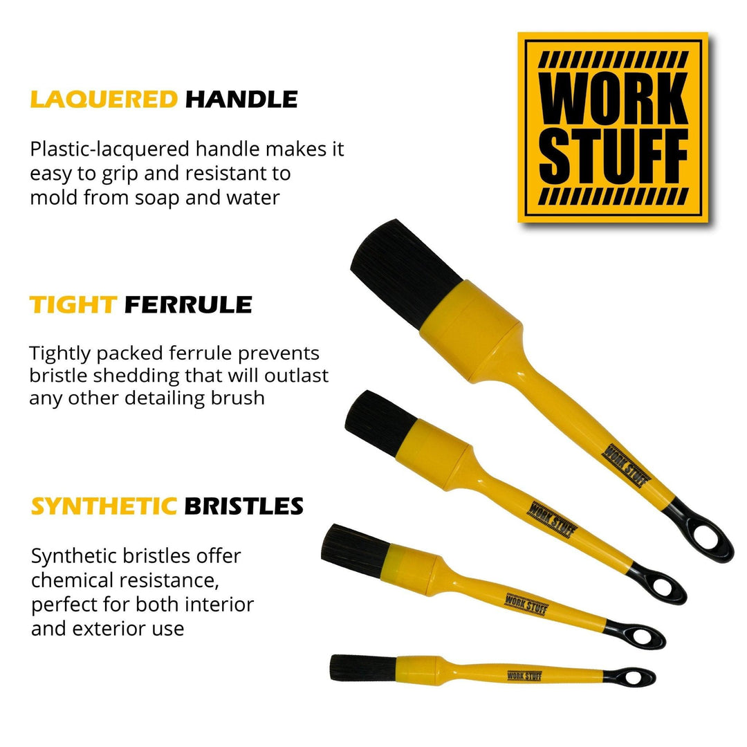 Work Stuff Detailing Brush - Black - Car Supplies Warehouse Work Stuffaccessoriesbrushbrushes